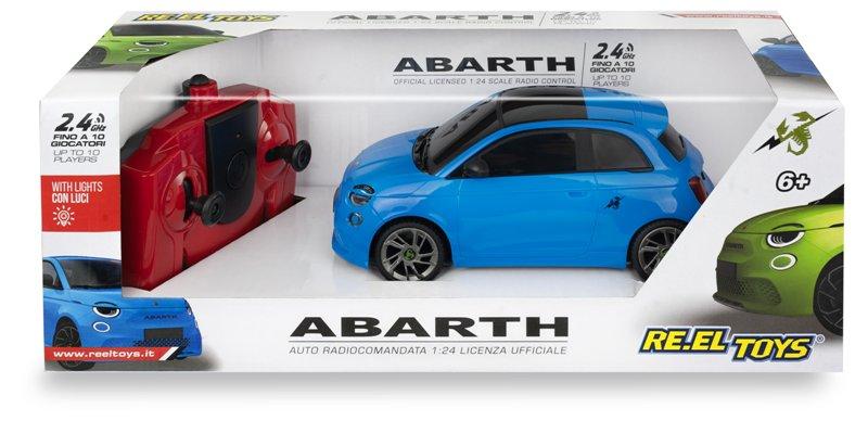 ABARTH 500E scala 1:24 2.4 GHz reel-toys