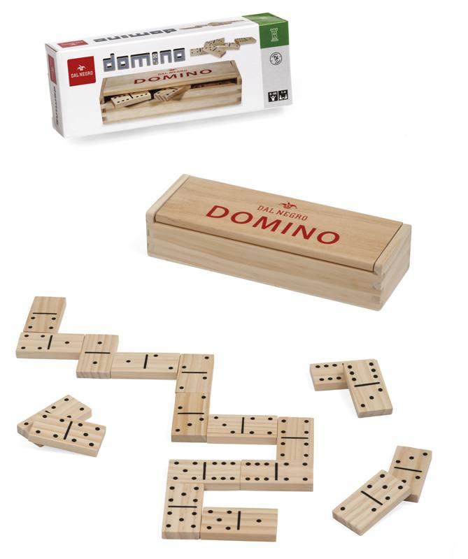 DOMINO IN LEGNO CON SCATOLA Teodomiro Dal Negro