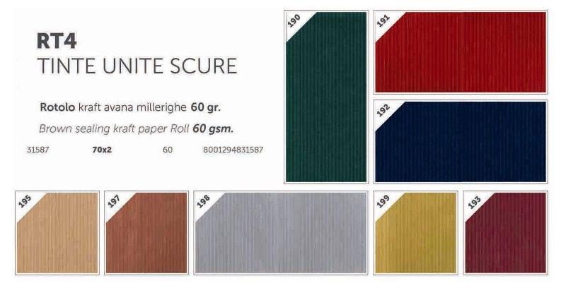 Assortimento RT4 TINTE UNITE SCURE - 70x2 florio