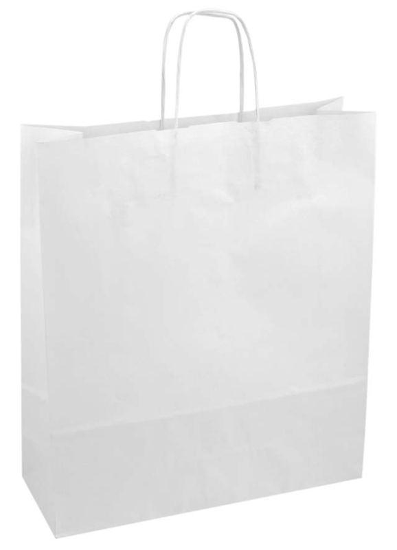 SHOPPER BIANCO KRAFT MONOLUCIDO F.TO 44x14x50 florio