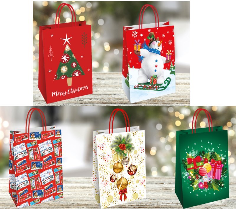 Shopper Christmas Assortimento 1 - 23x10x29 florio