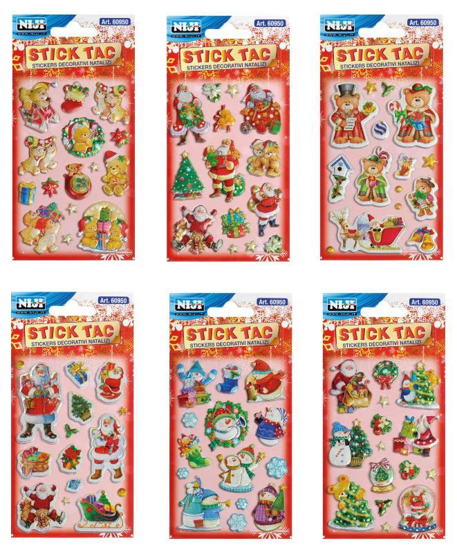 STICKERS NATALE EXPO 60 BUSTE lebez