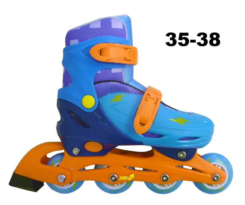 PATTINI IN-LINE EASY ROLLER 35/38 REGOLABILI AZZURRO Mandelli (ex SportImport)