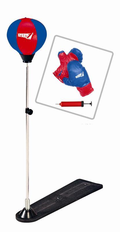 PUNCHING BALL con pedana, guantoni e pompa - altezza 90-125 cm Mandelli (ex SportImport)