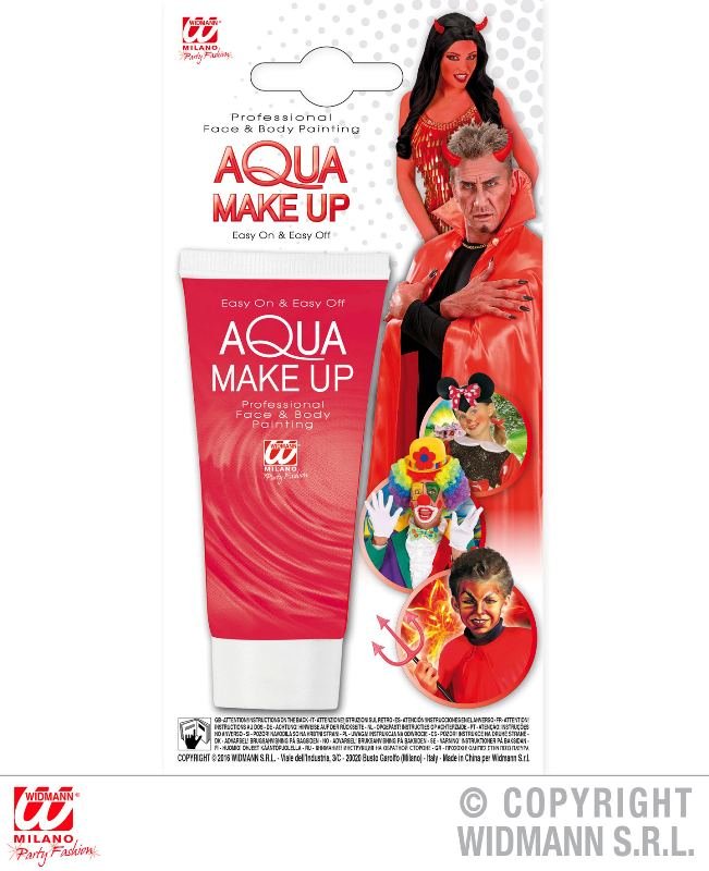 AQUA MAKEUP ROSSO IN TUBO - 30 ml widmann