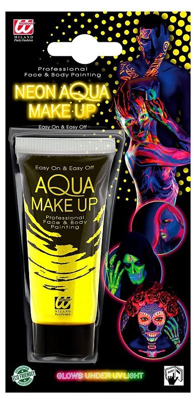 AQUA MAKE-UP GIALLO FLUORESCENTE IN TUBO 30 mL widmann