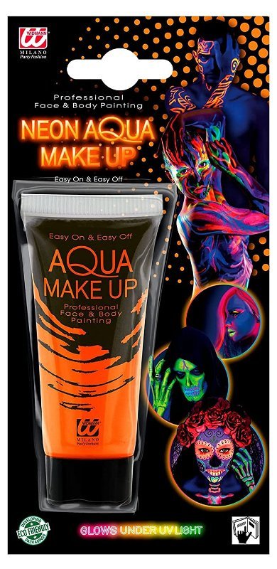 AQUA MAKE-UP ARANCIONE FLUORESCENTE IN TUBO 30 mL widmann