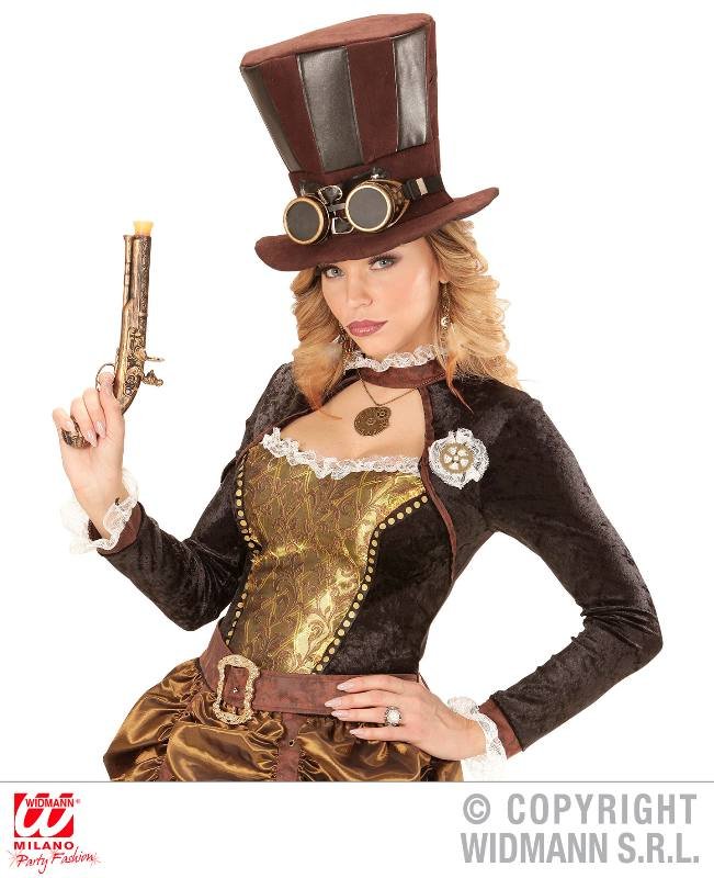 CILINDRO STEAMPUNK CON OCCHIALI widmann