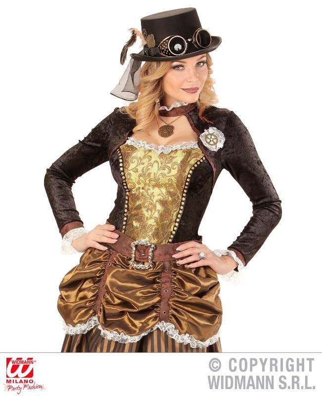 CILINDRO STEAMPUNK CON OCCHIALI EDECO MECCANISMO widmann