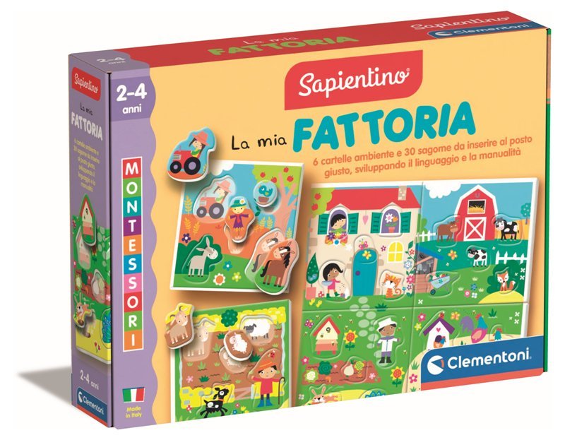 Montessori La mia fattoria clementoni