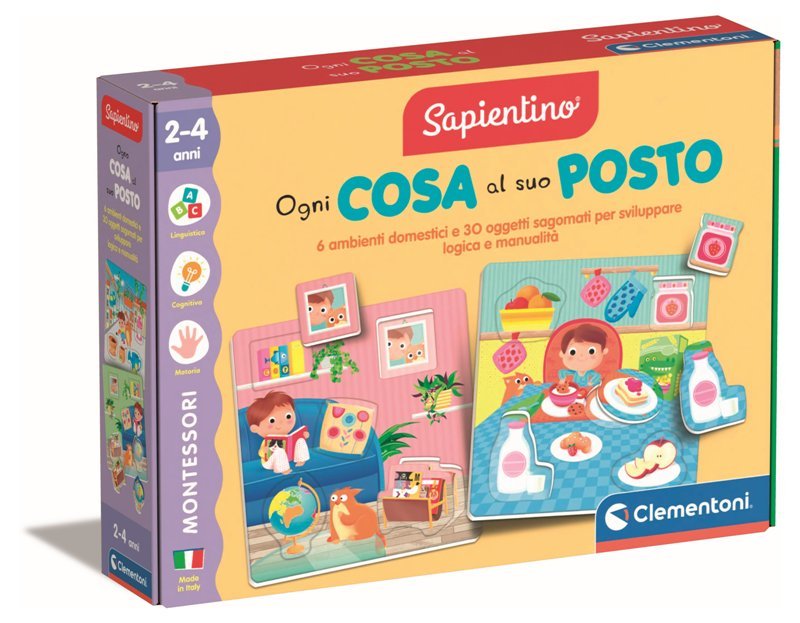 Montessori Ogni Cosa al suo Posto clementoni