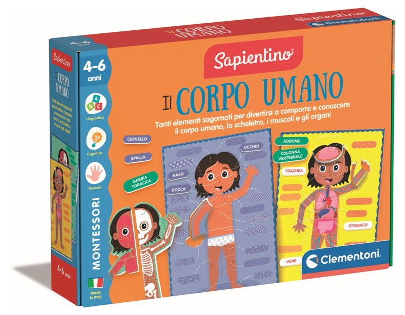 Montessori Il Corpo Umano clementoni