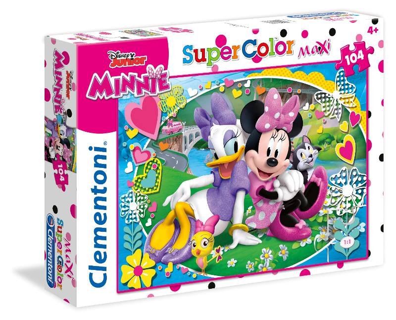 MaxiPuzzle 104 pz Minnie clementoni