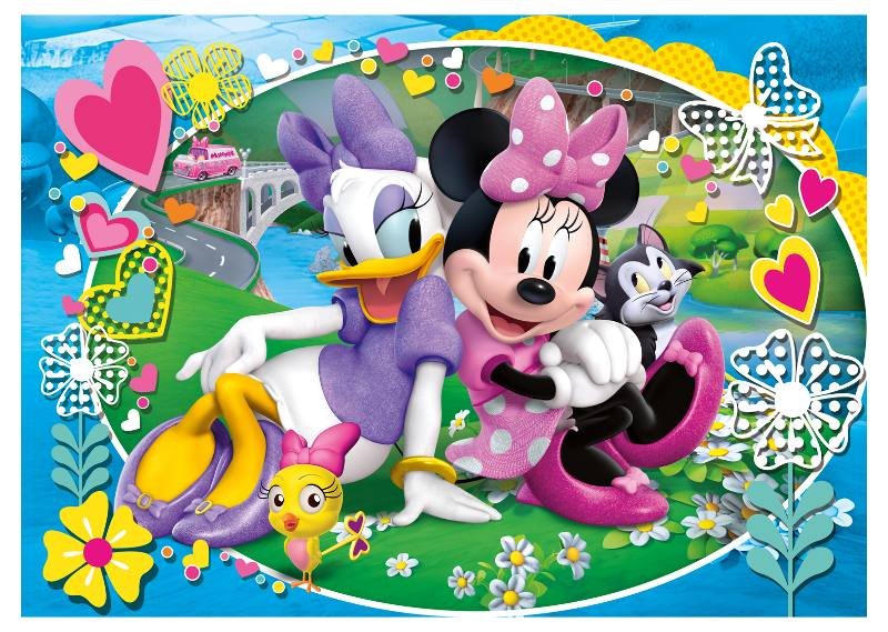 MaxiPuzzle 104 pz Minnie clementoni