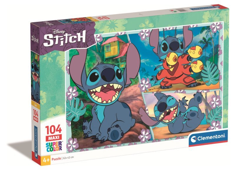 MaxiPuzzle 104 pz Stitch clementoni