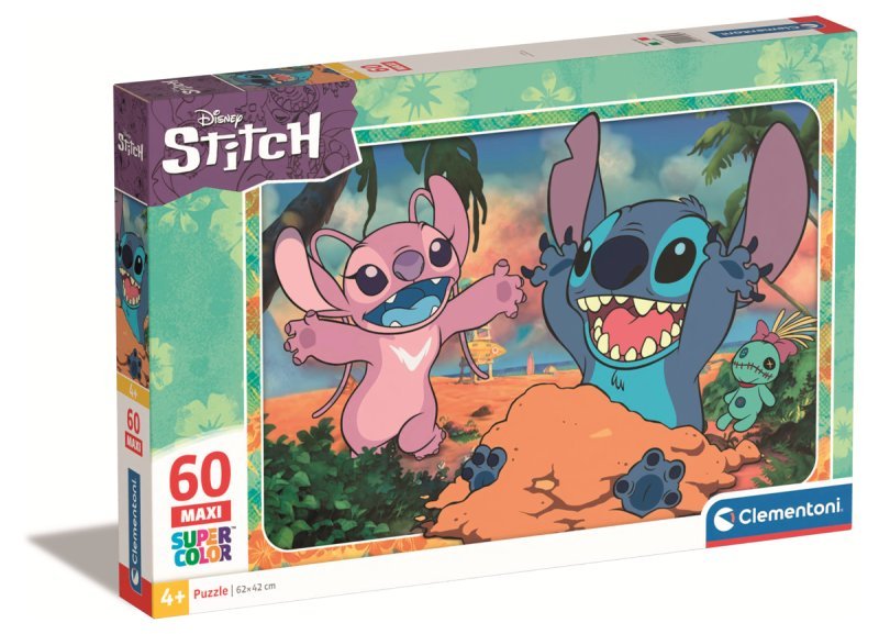 MaxiPuzzle 60 pz Stitch clementoni