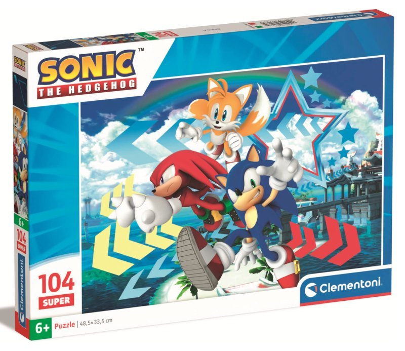 puzzle 104 pz Super Sonic clementoni