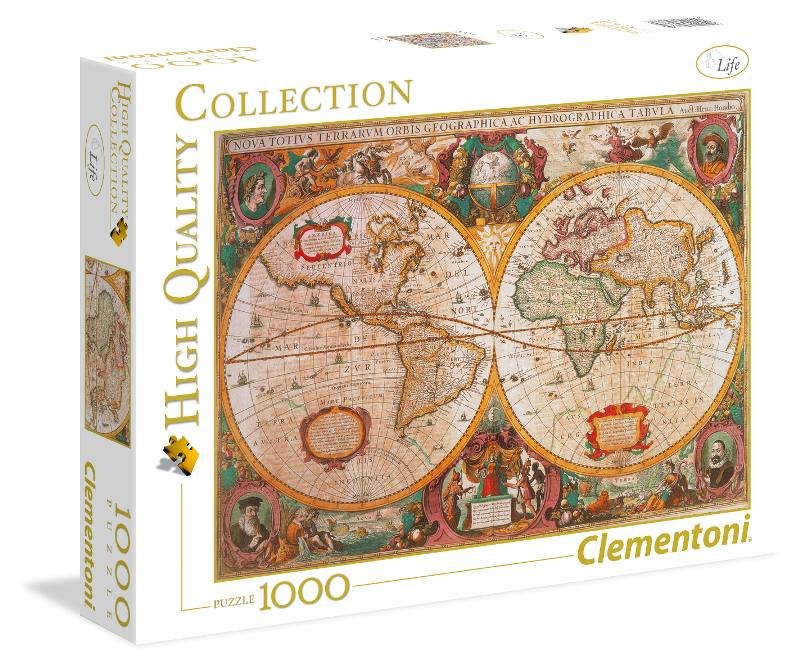 PUZZLE 1000 PZ Mappa Antica clementoni
