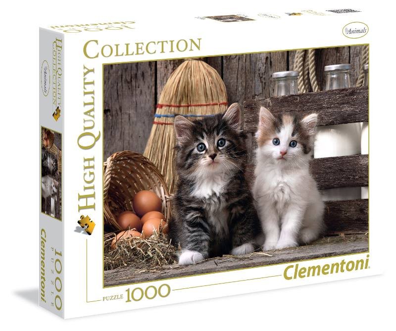 PUZZLE 1000 PZ Lovely Kittens clementoni