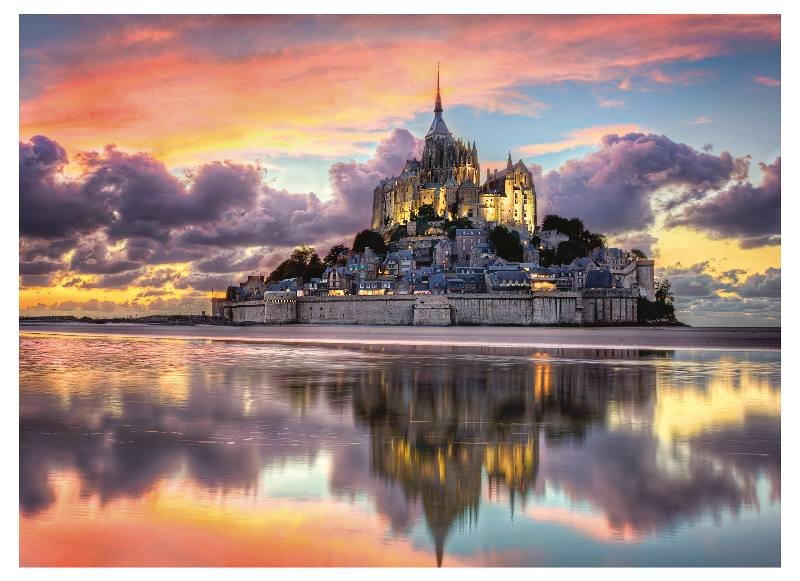PUZZLE 1000 PZ Le Magnifique Mont Saint-Michel clementoni
