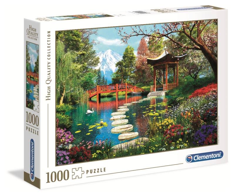 Puzzle 1000 pz Fuji Garden clementoni