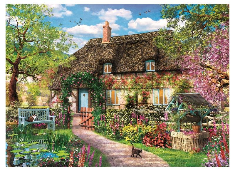 PUZZLE 1000 PZ The Old Cottage clementoni