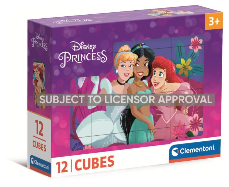 PUZZLE Cubi 12 PZ Princess clementoni