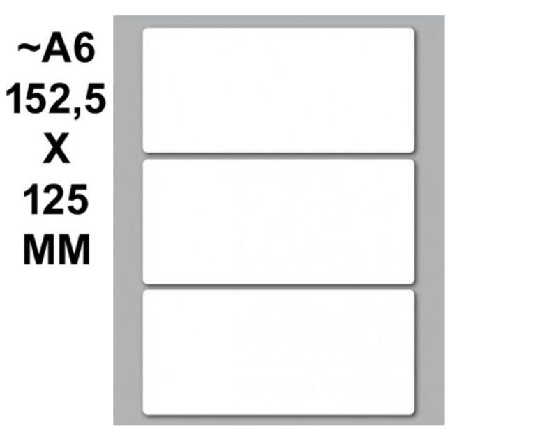 Conf. 10 buste da 10 fogli A6 152,5x125 mm ETICHETTE MARKIN permanenti 100x46mm kohinoor