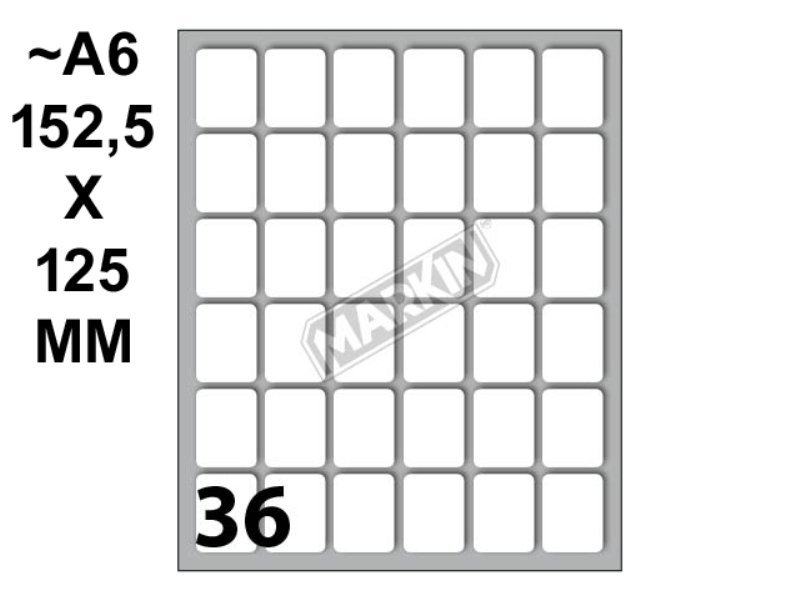 onf. 10 buste da 10 fogli A6 152,5x125 mm permanenti 22x17mm kohinoor