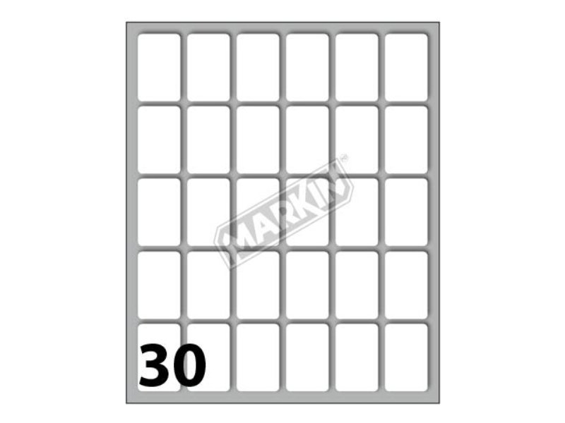 Conf. 10 buste da 10 fogli A6 152,5x125 mm ETICHETTE MARKIN permanenti 27x17mm kohinoor
