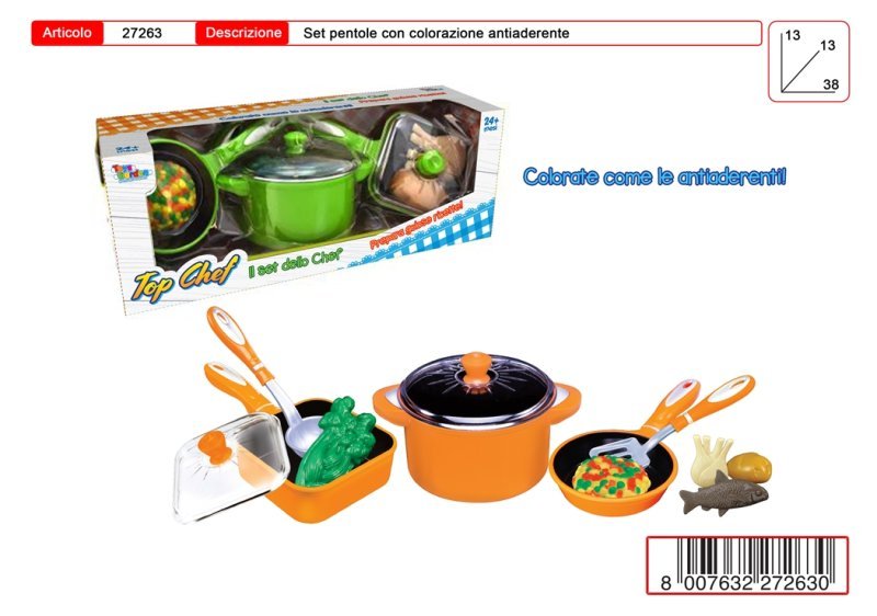 TOP CHEF PENTOLE ANTI ADERENTI toys-garden
