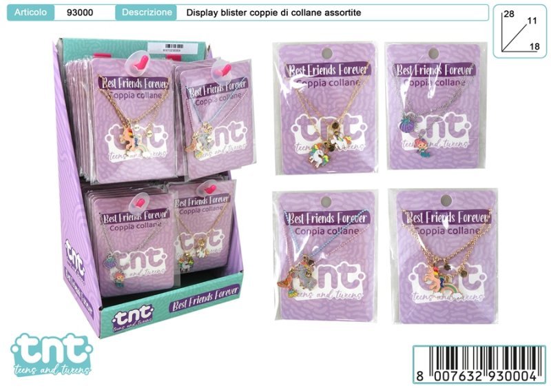 TnT BFF - COPPIA COLLANE disp 48pz toys-garden