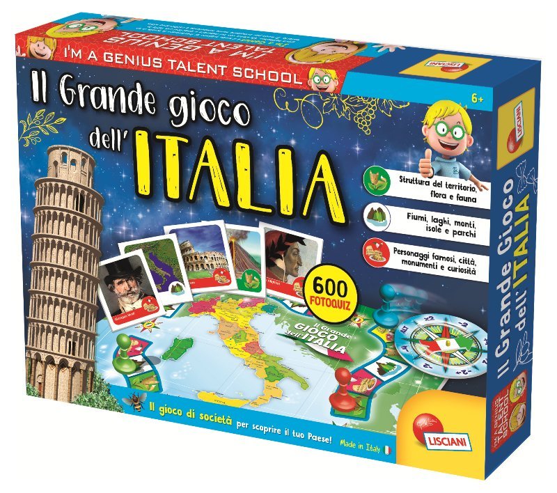 I'M A GENIUS IL GRANDE GIOCO DELL'ITALIA lisciani