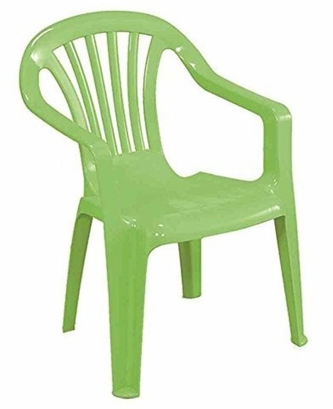 SEDIA BABY VERDE IN PLASTICA Ipae-Progarden SPA