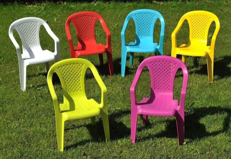 SEDIA BABY VERDE IN PLASTICA Ipae-Progarden SPA