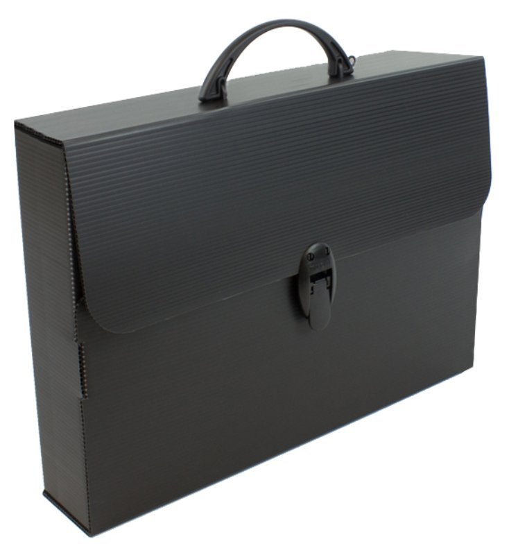 VALIGETTA EVERY LINE TOTAL BLACK 254/P 27X37,5X8 balmar2000