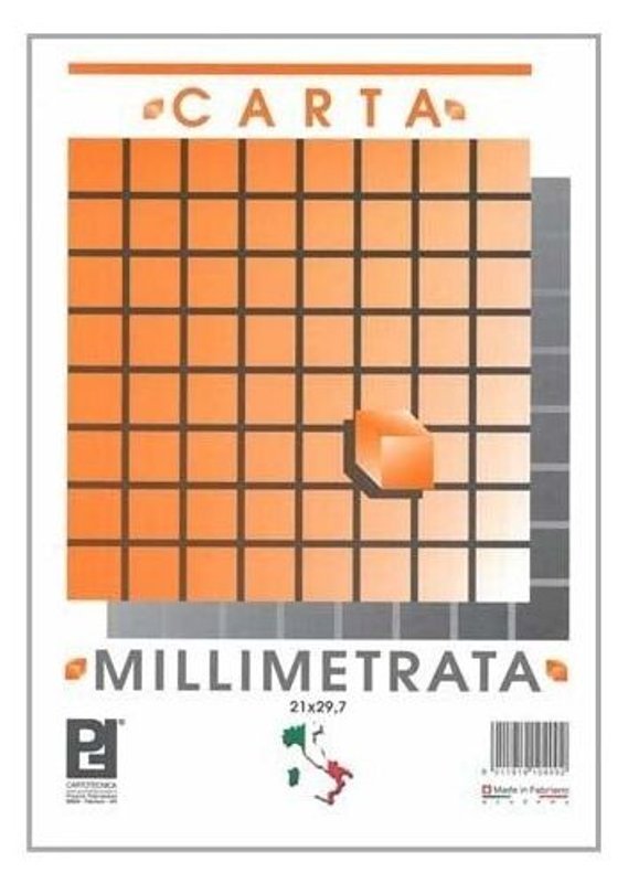 BLOCCO MILLIMETRATO A4 21x29,7 F.10 Picarta Fabrianese SRL