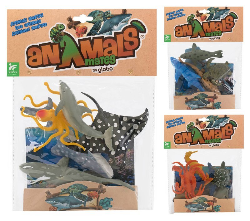 ANIMALI MARINI 3 ASS. Globo (importazione)