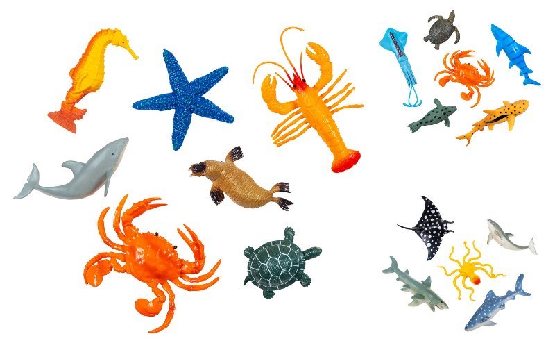 ANIMALI MARINI 3 ASS. Globo (importazione)