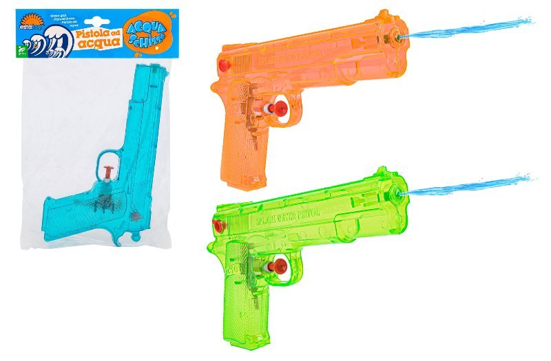 PISTOLA ACQUA BERETTA SPRUZZO TRASPARENTE CM20 3C Globo (importazione)