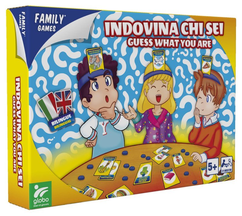 INDOVINA CHI SONO? C/50 CARTE BILINGUA Globo (importazione)