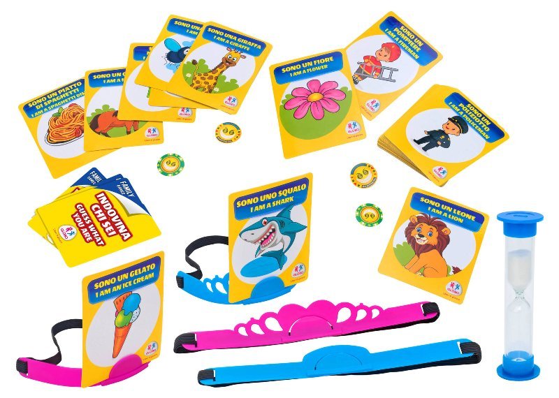 INDOVINA CHI SONO? C/50 CARTE BILINGUA Globo (importazione)