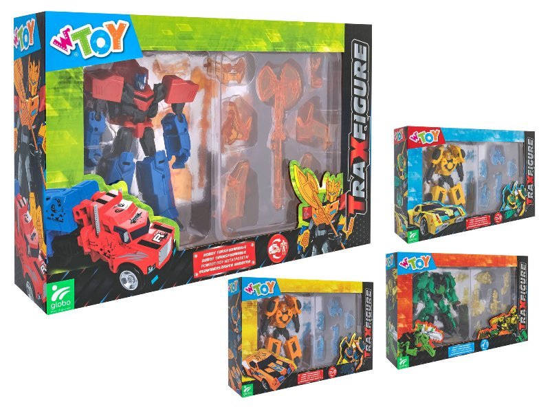 TRAXFIGURE ROBOT->VEICOLI 4 ASS Globo (importazione)