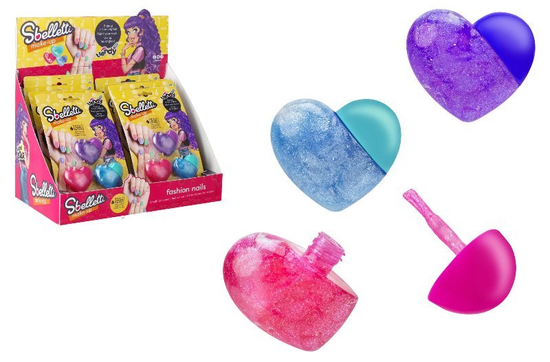 SBELLETTI SMALTI CUORE 3PZ IN D/BOX DA 12 PZ Globo (importazione)