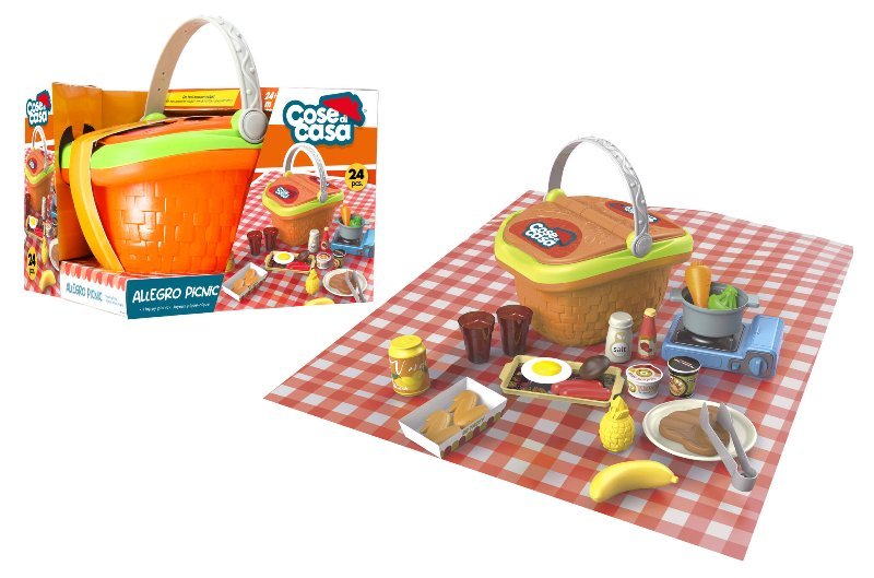 CESTINO PICNIC FAST FOOD 24PZ Globo (importazione)