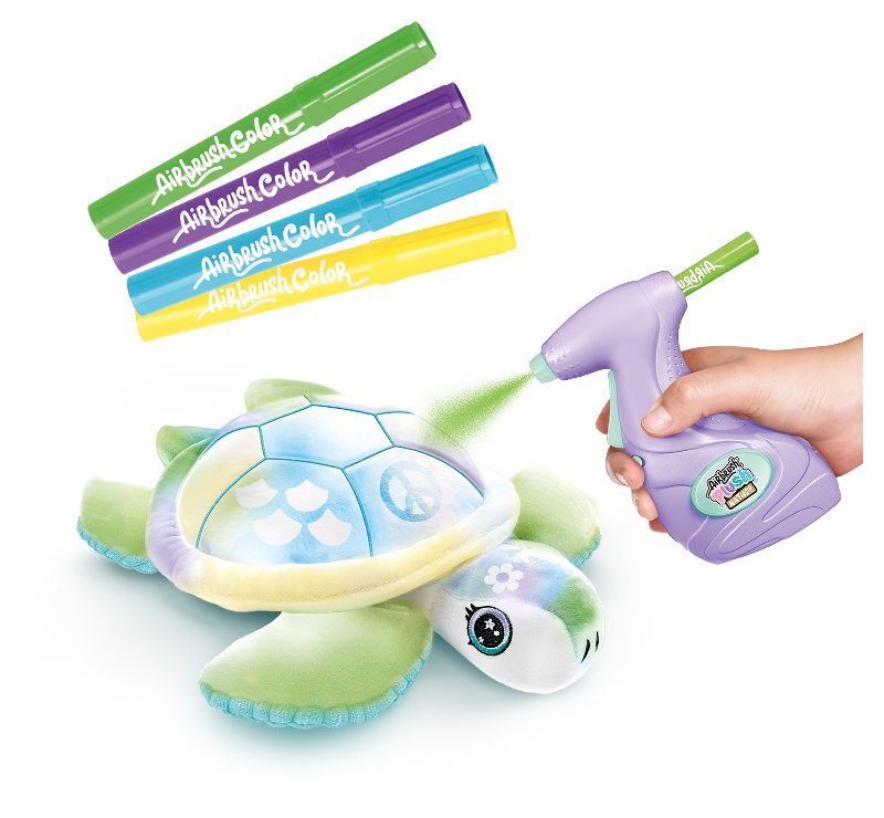 AIRBRUSH PLUSH TARTARUGA GREEN Rocco Giocattoli SRL