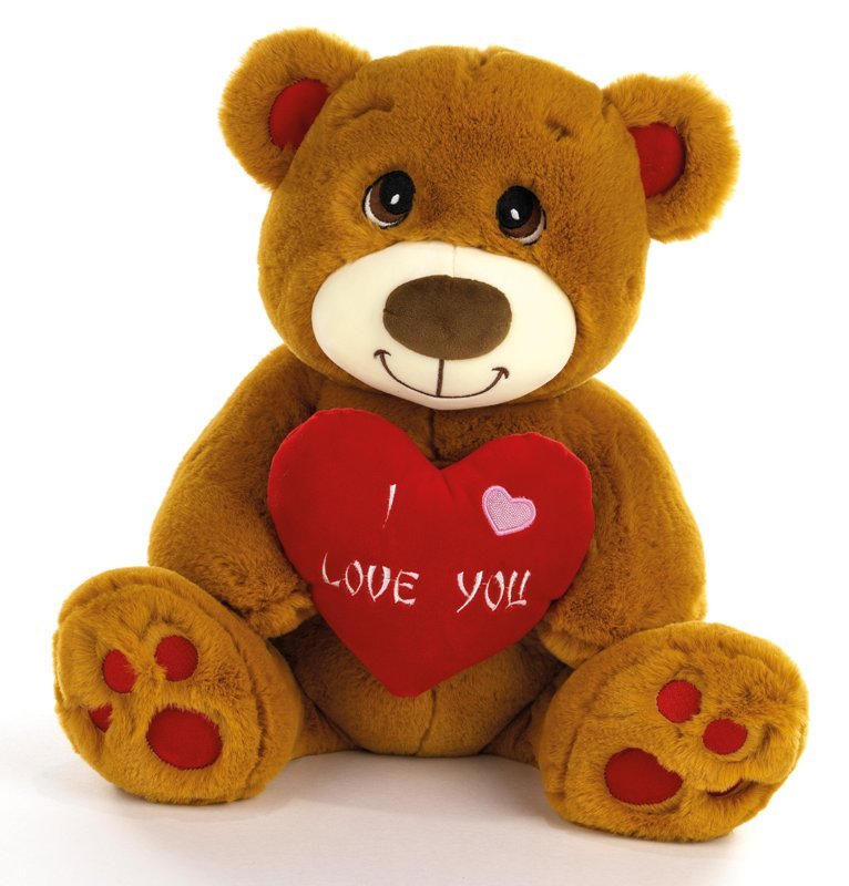 ORSO MIELE SAN VAL. H.60 CM I LOVE YOU plush-company