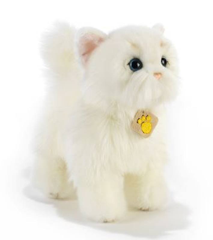 WHITTY GATTO BIANCO 28 CM. L. plush-company