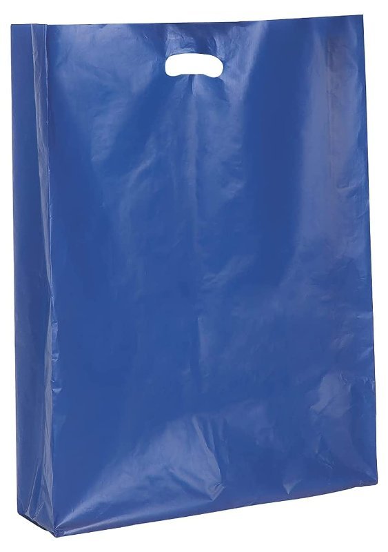 BORSA MANICO FAGIOLO PE-LD BLU 25+5+5x45 10 KG Futura Bioplast SRL