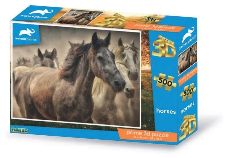 PUZZLE 3D CAVALLI 500 PZ giochi-preziosi